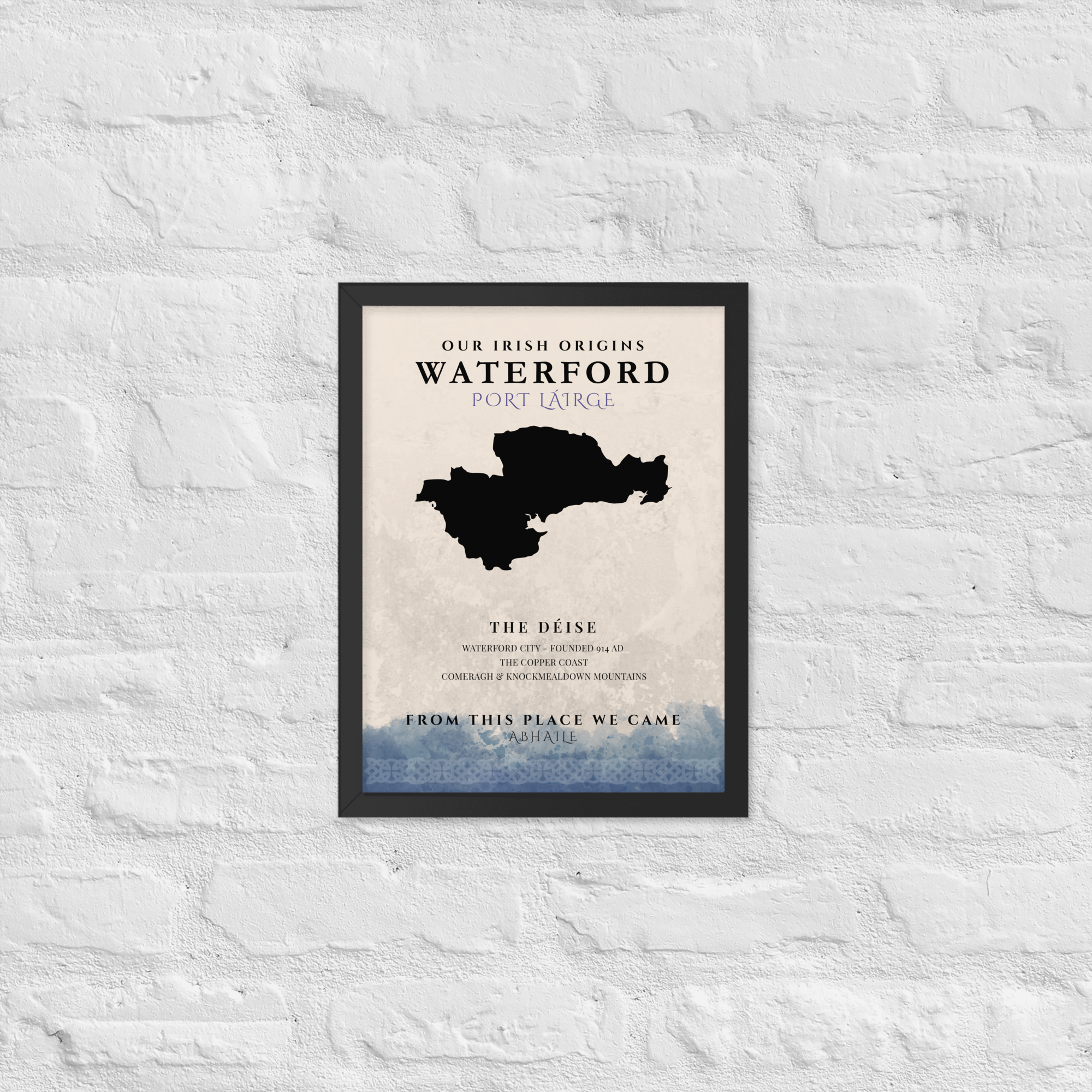 Waterford Origins Print (The Déise)— County Colors Edition I