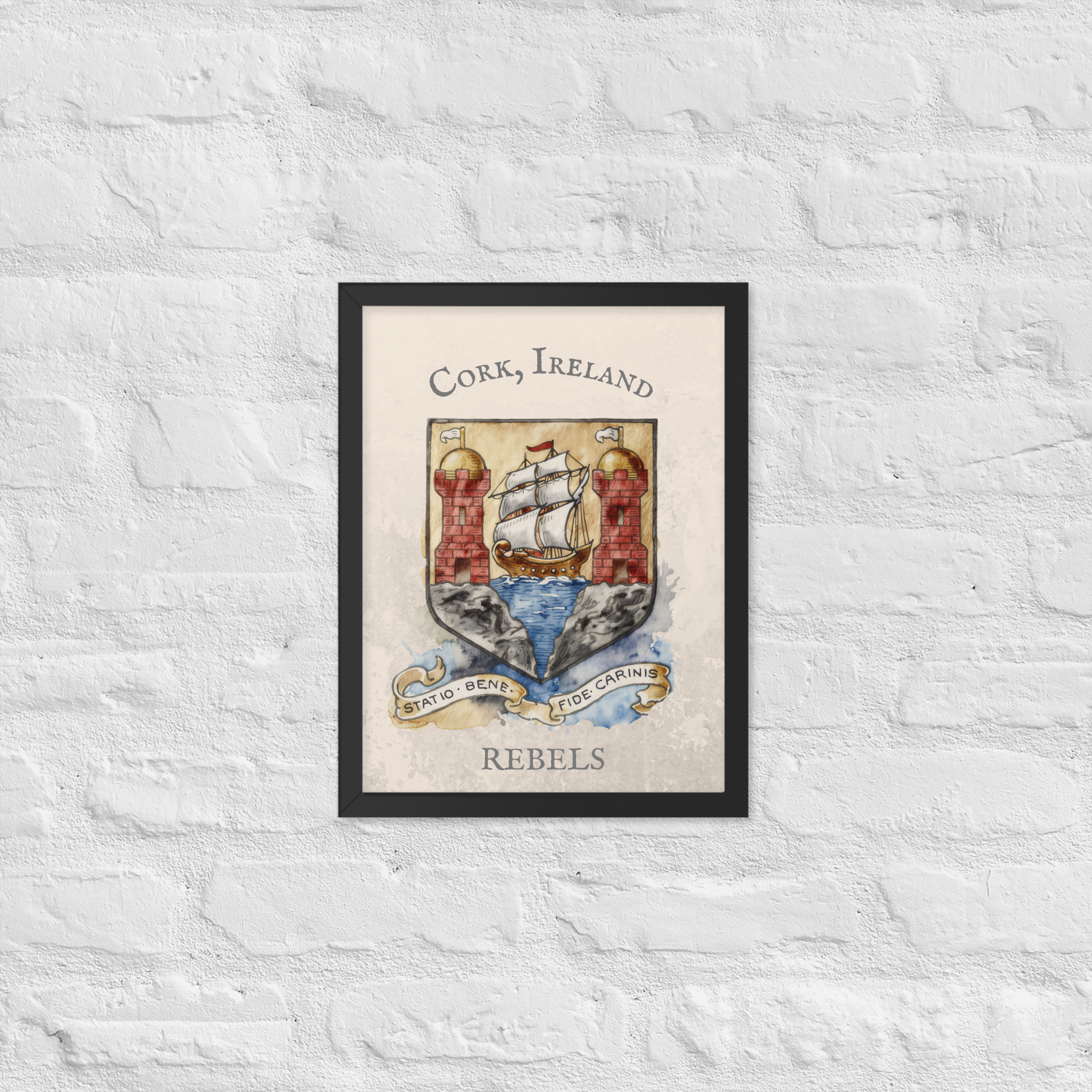 Cork Ireland Crest Print