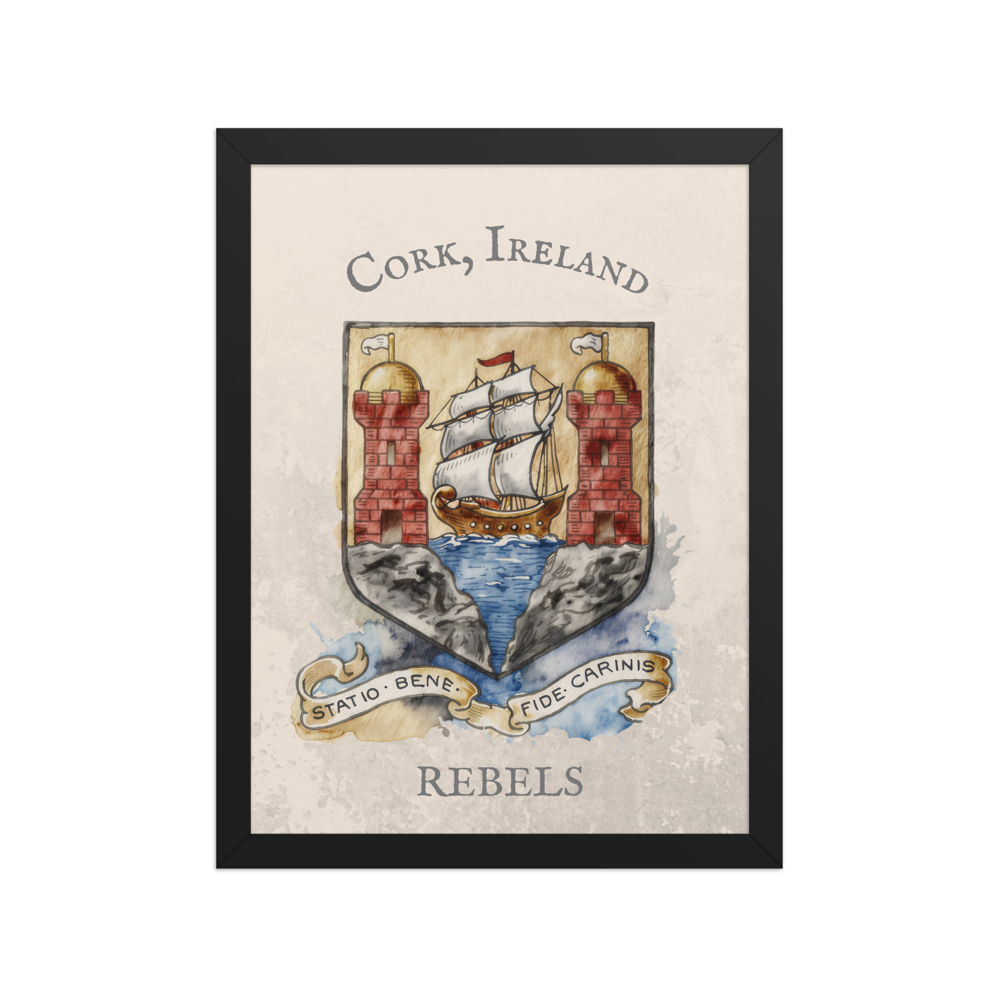 Cork Ireland Crest Print