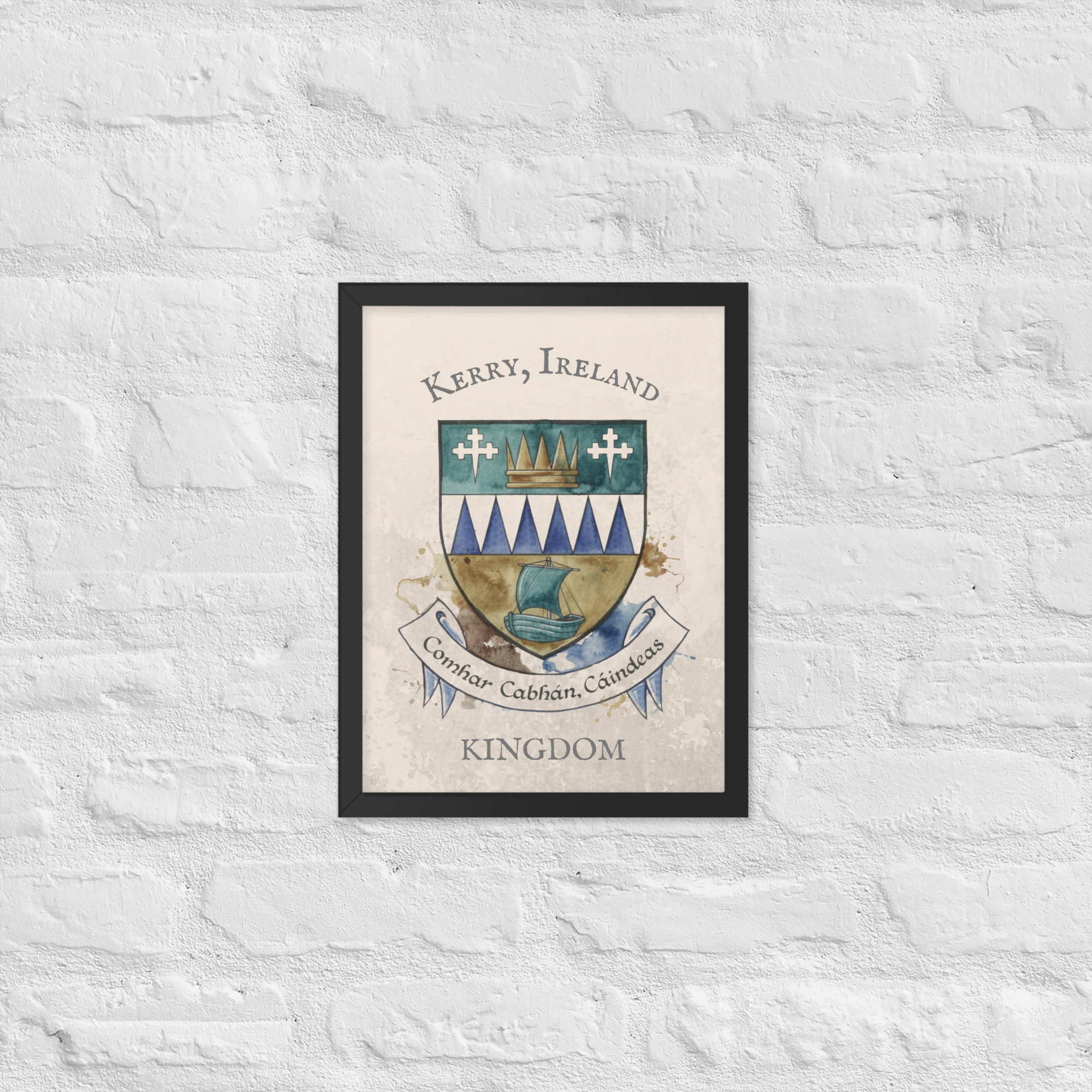 Kerry Ireland Crest Print