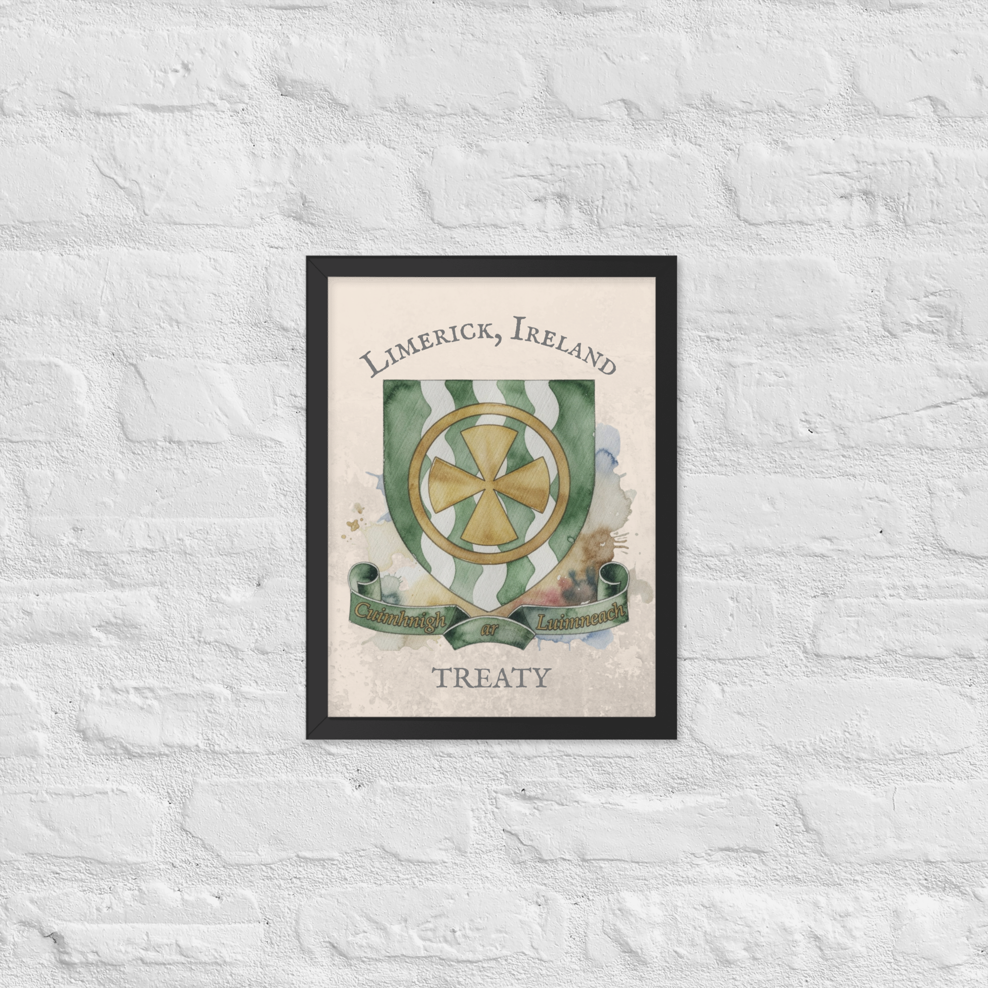 Limerick Ireland Crest Print