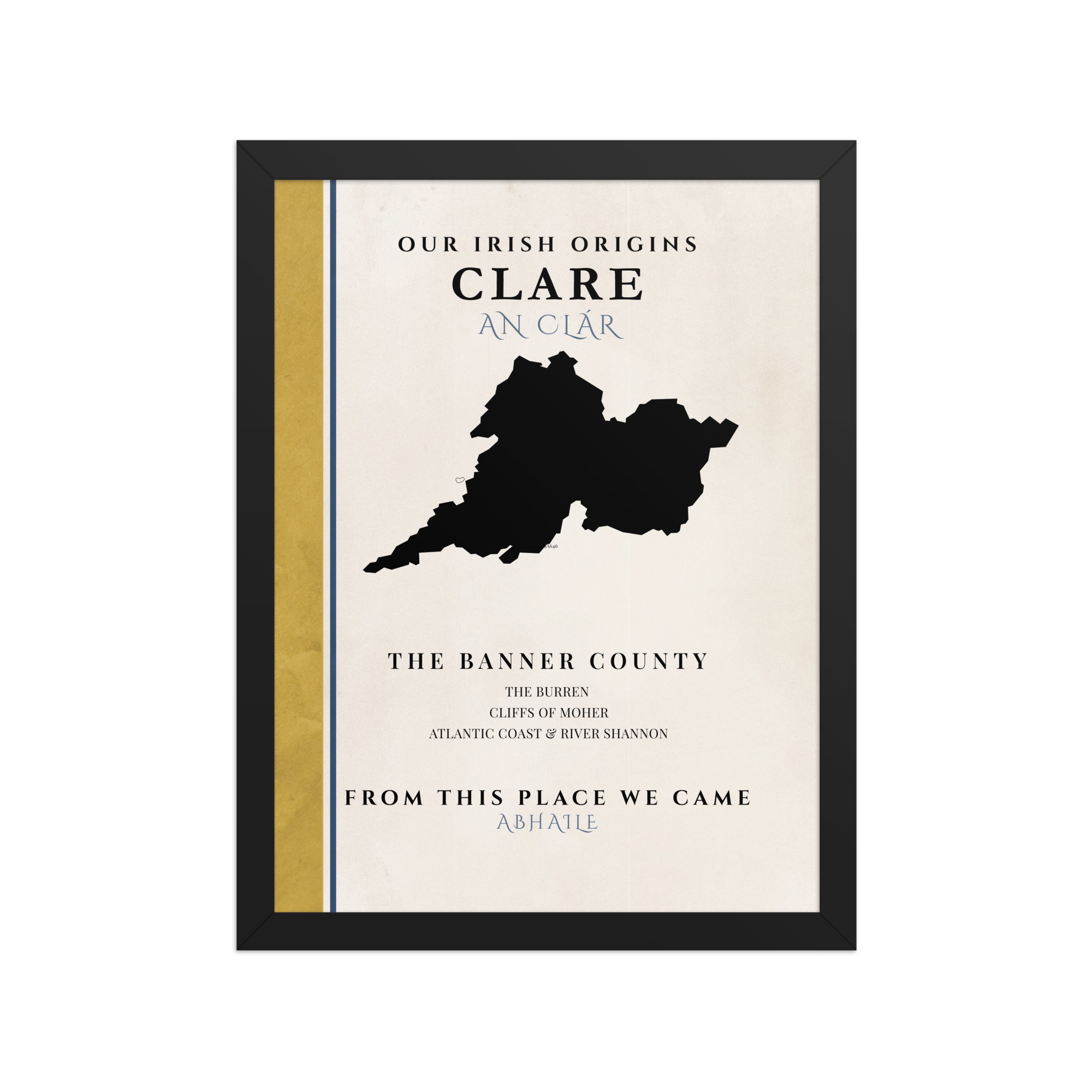 Clare County Colors Print  (The Banner County)