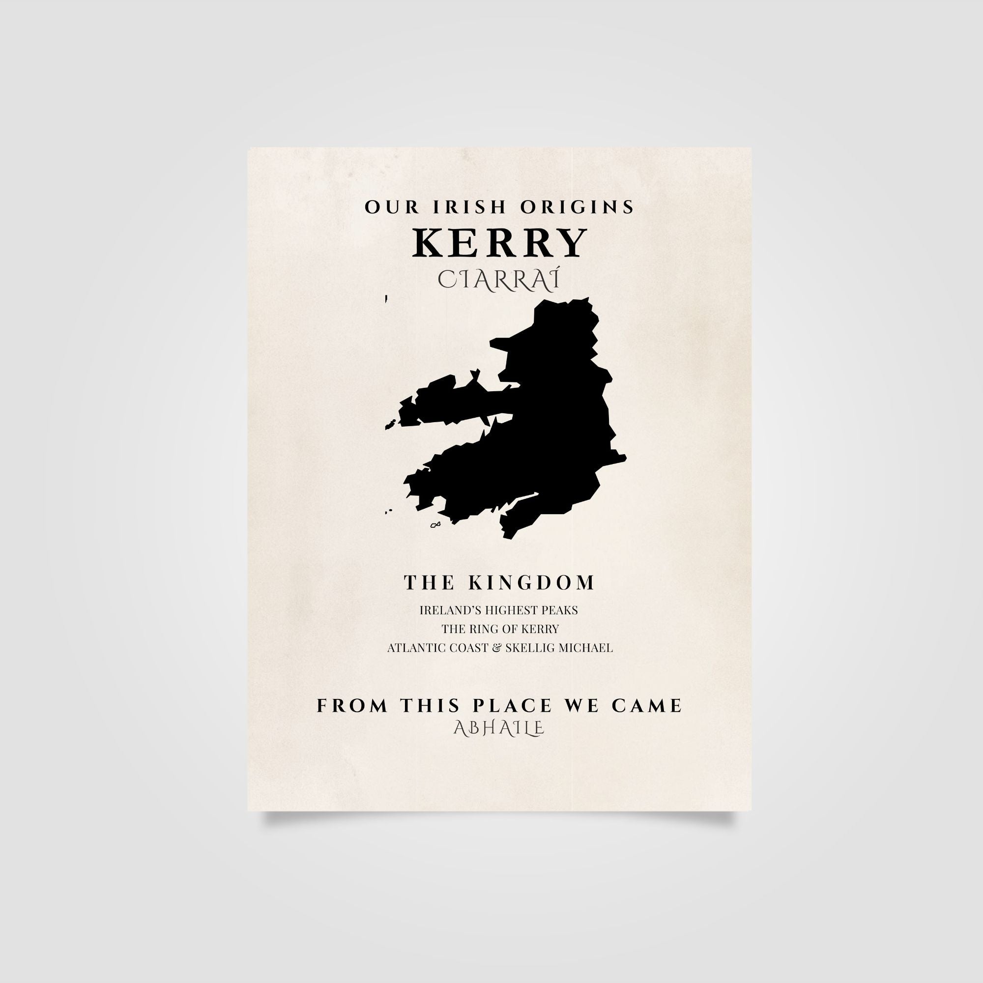 Kerry Origins Print (The Kingdom) – Original