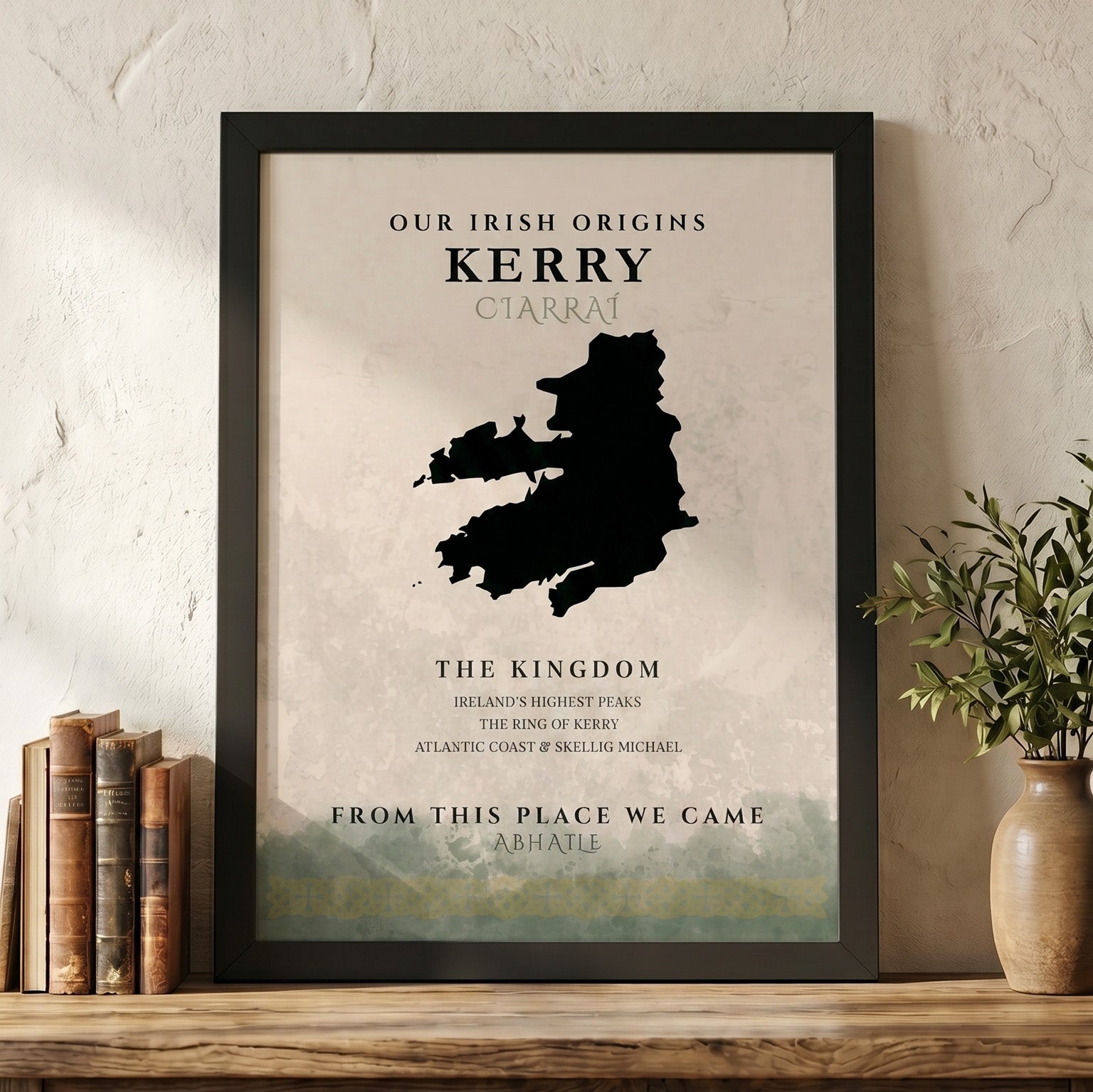 Kerry Origins Celtic Motif Print (The Kingdom)
