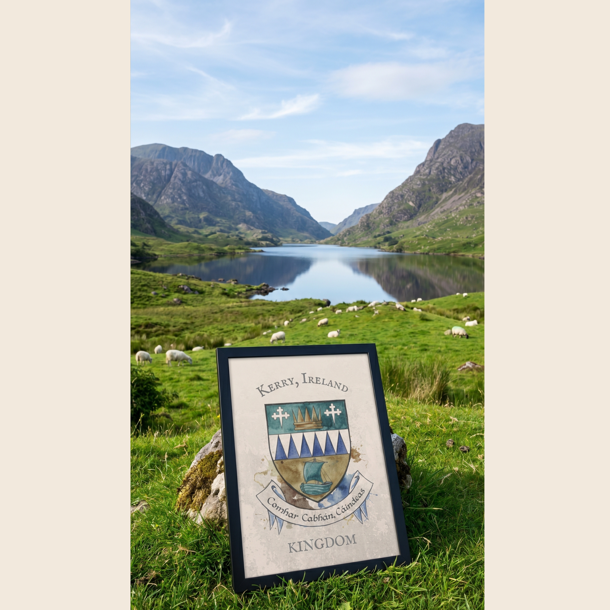 Kerry Ireland Crest Print