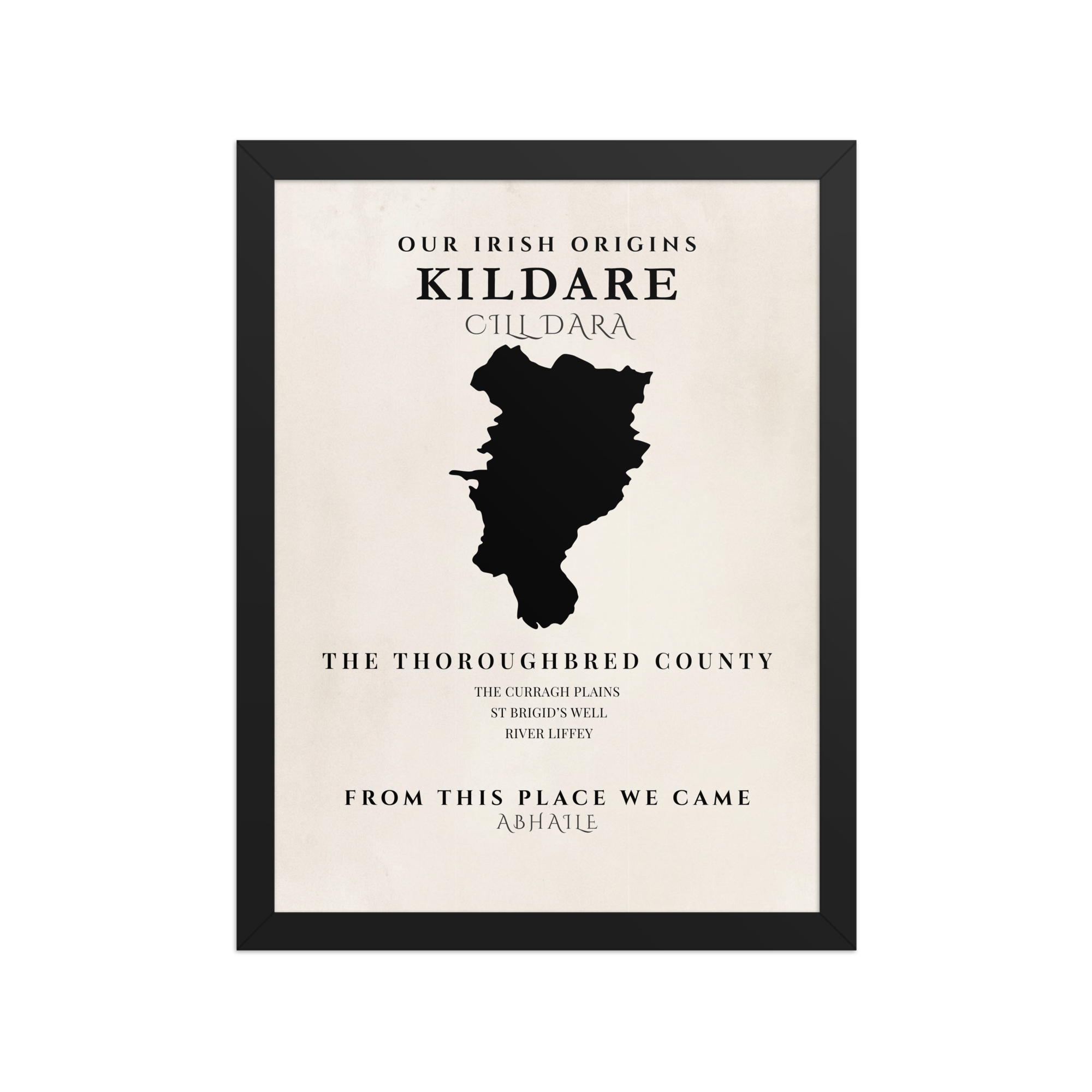 Kildare Ireland Print (The Thoroughbred County) – Irish County Wall Art Poster
