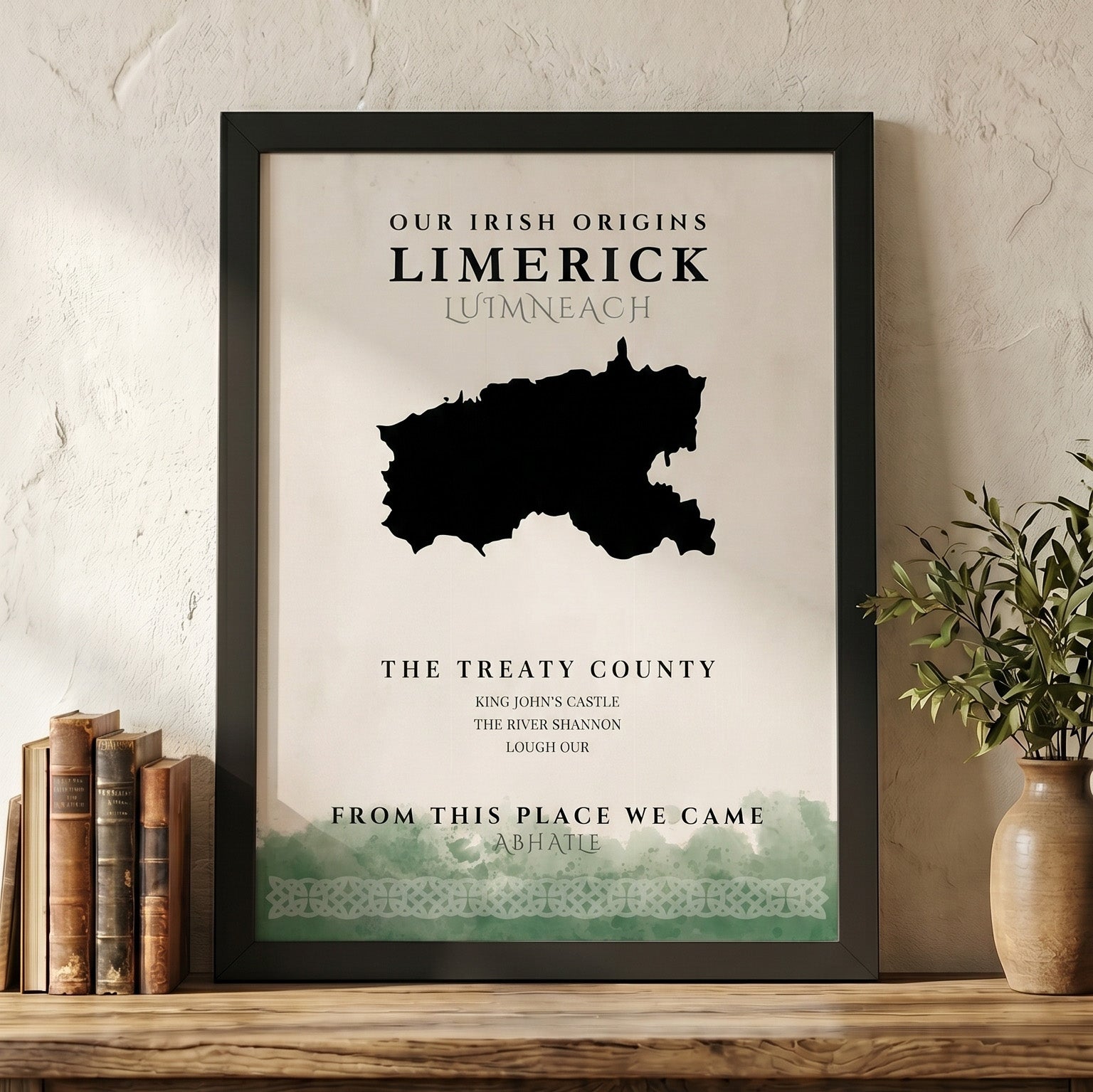 Limerick Origins Print (The Treaty County) — County Colors Edition I