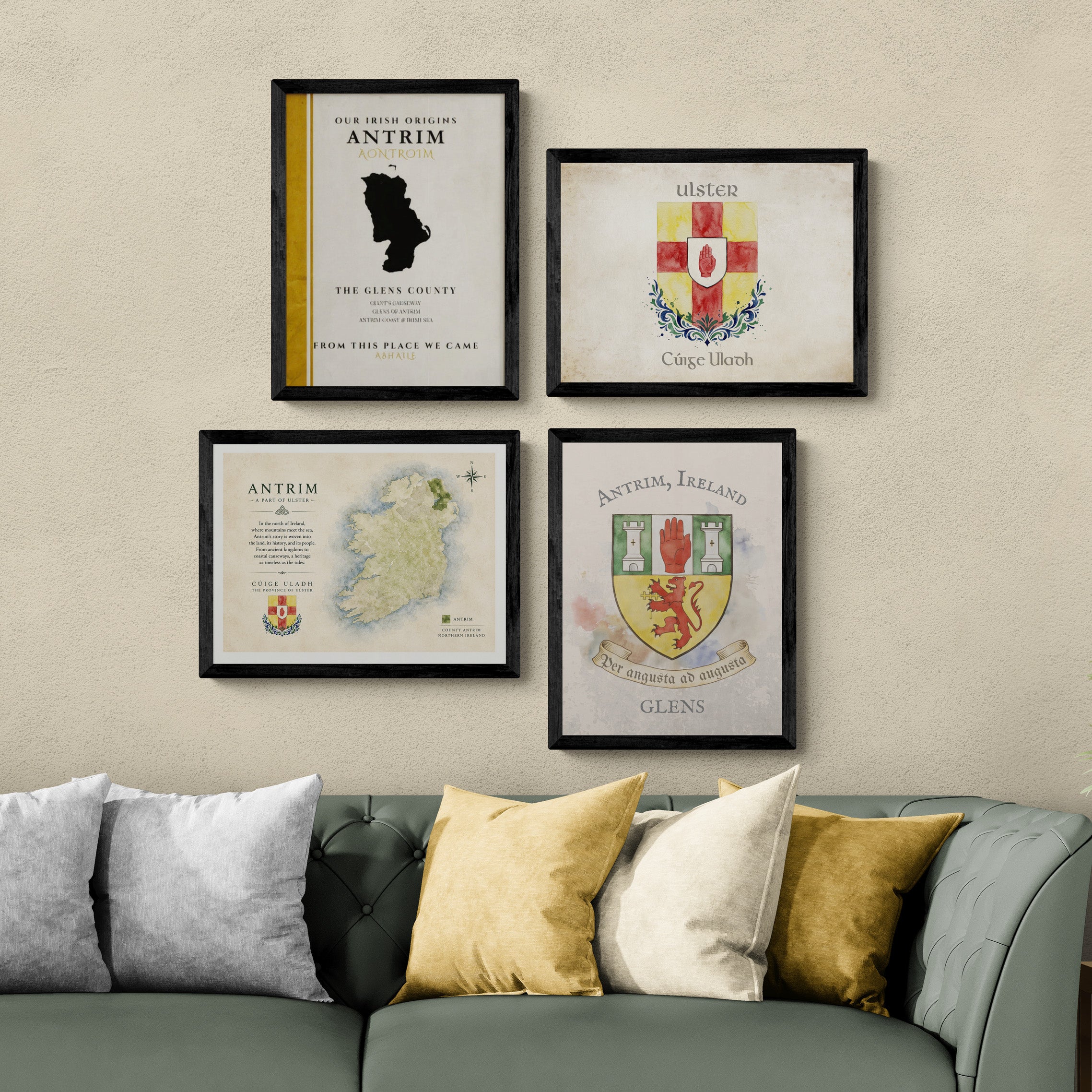 Antrim Ireland County Crest