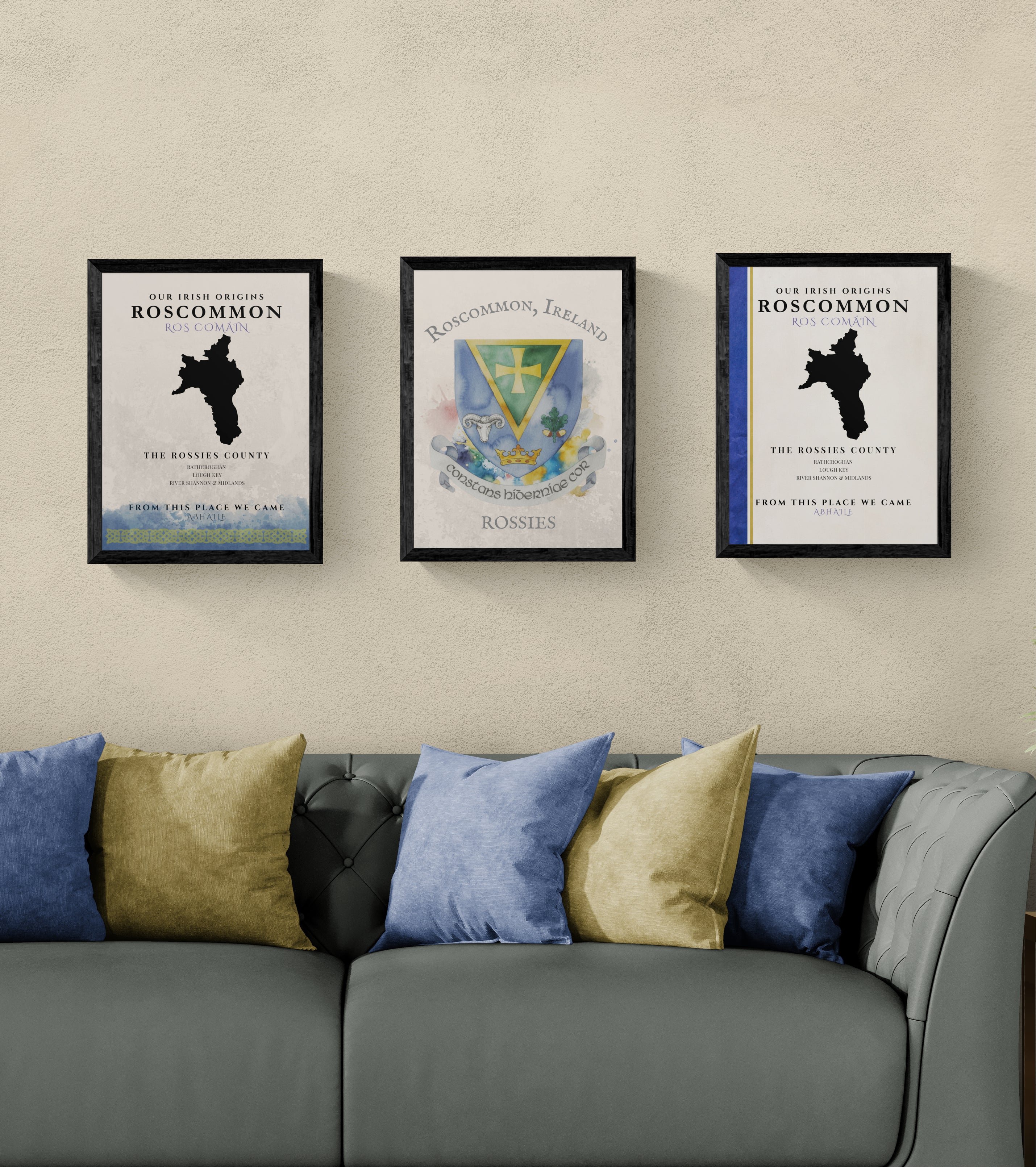 Roscommon Ireland County Crest