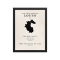 Louth Ireland Print (The Wee County) – Irish County Wall Art Poster