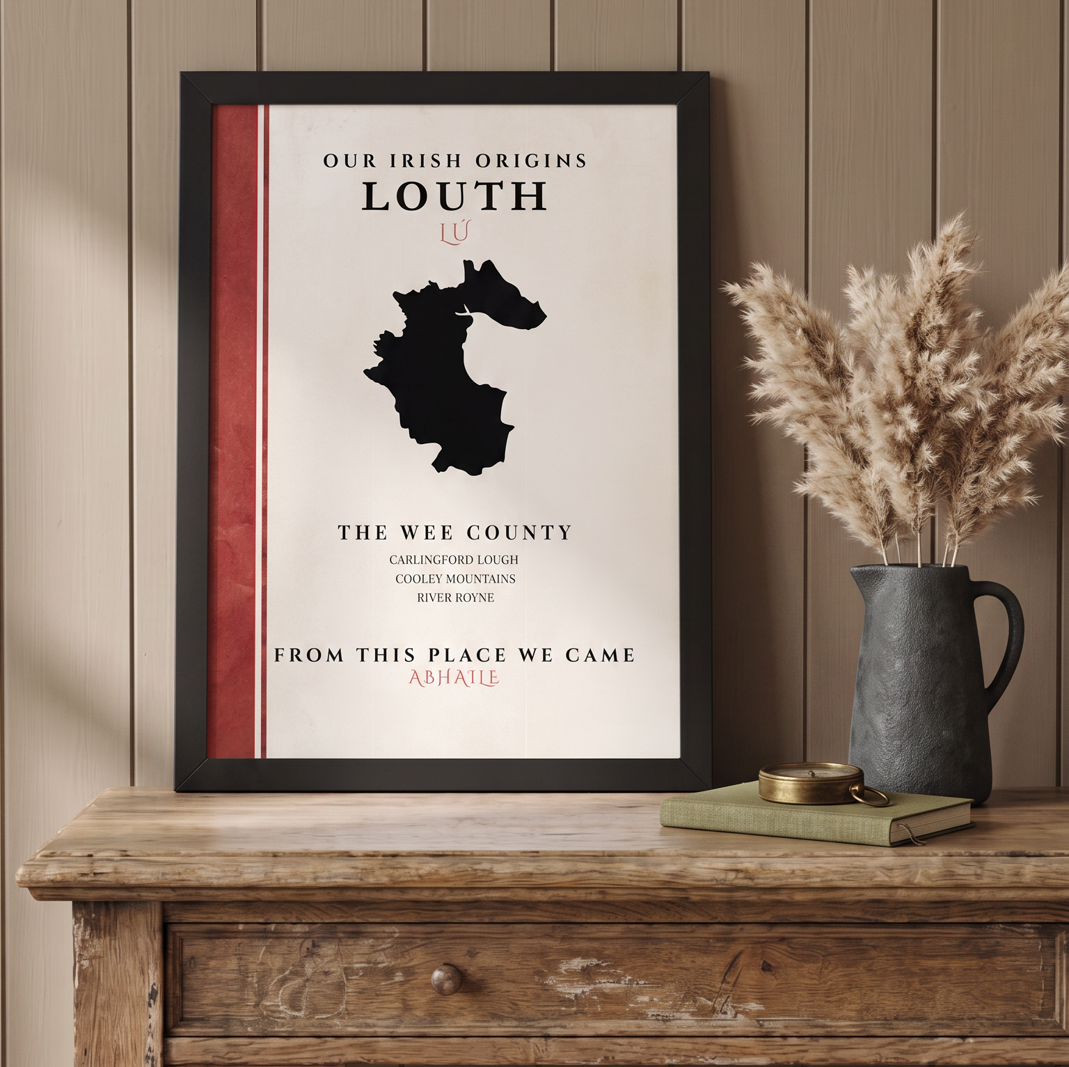 Louth County Colors Print (The Wee County)