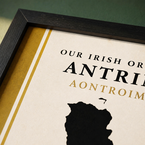 Antrim County Colors Print  -The Glens County