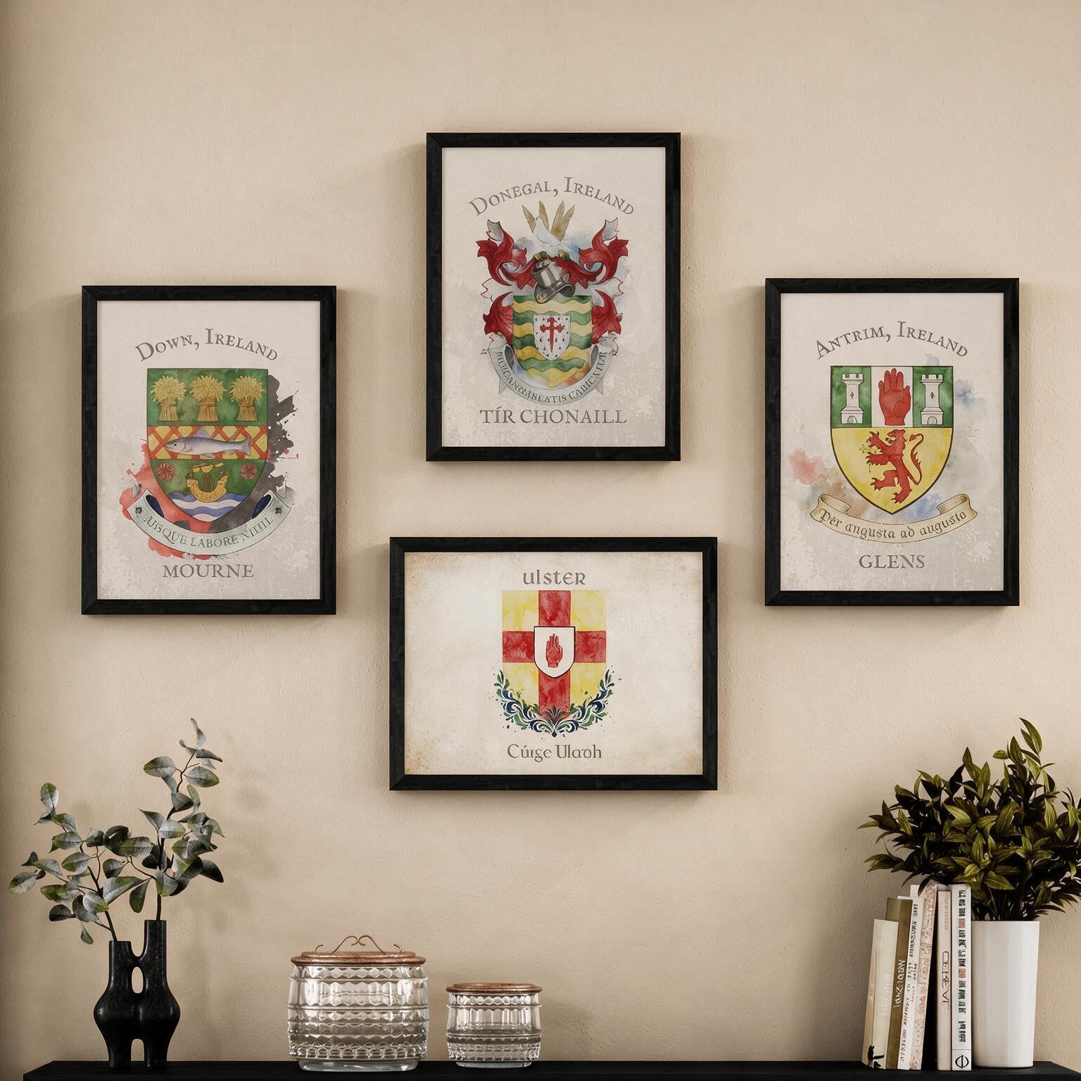 Provence of Ulster Crest - Framed Print