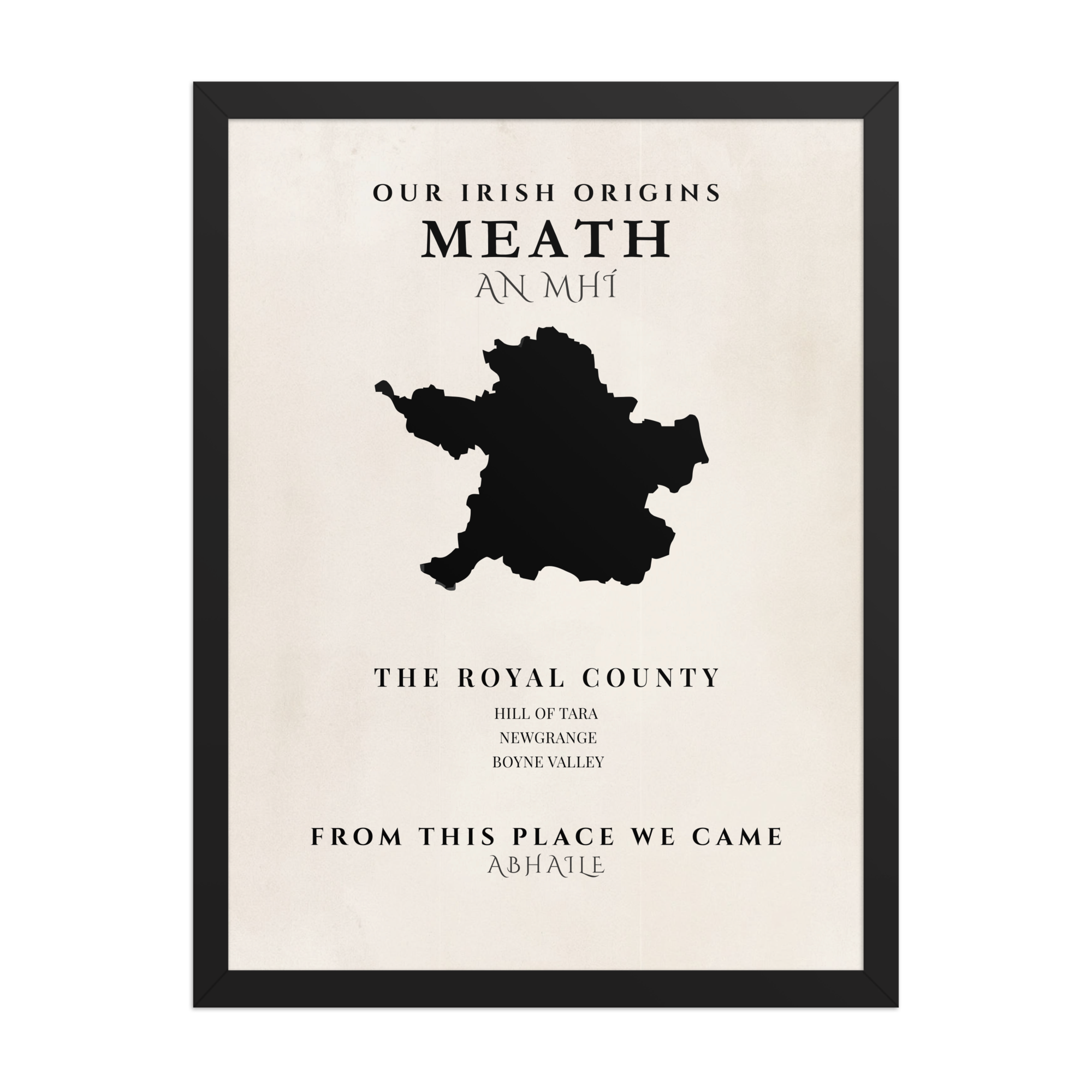 Meath Ireland Print (The Royal County) – Irish County Wall Art Poster