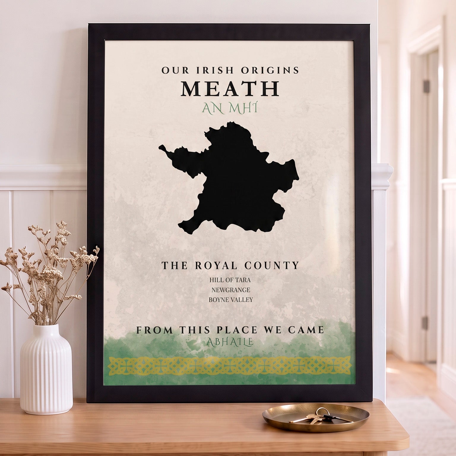 Meath Celtic Motif Print (The Royal County)