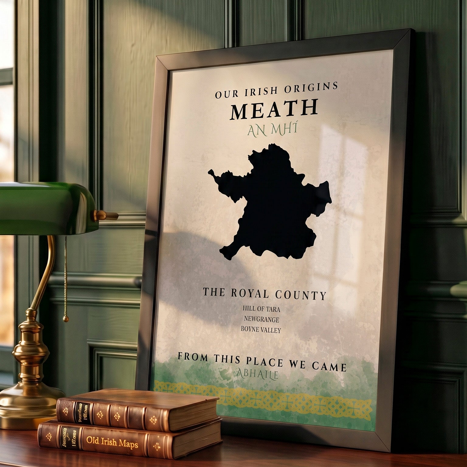 Meath Celtic Motif Print (The Royal County)