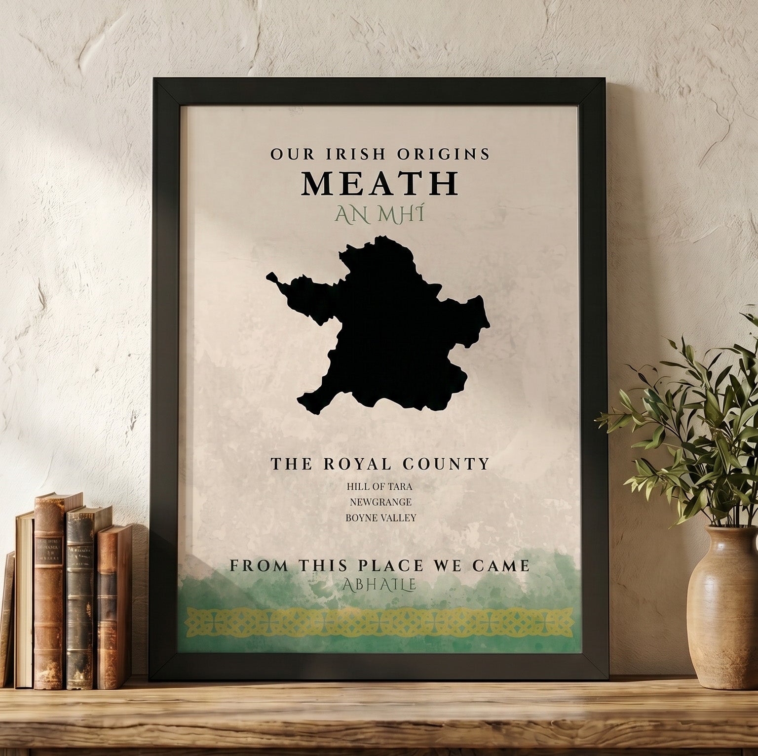 Tyrone Origins Print (The O'Neill County) — County Colors Edition I