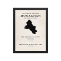 Monaghan Ireland Print (The Drumlin County) – Irish County Wall Art Poster