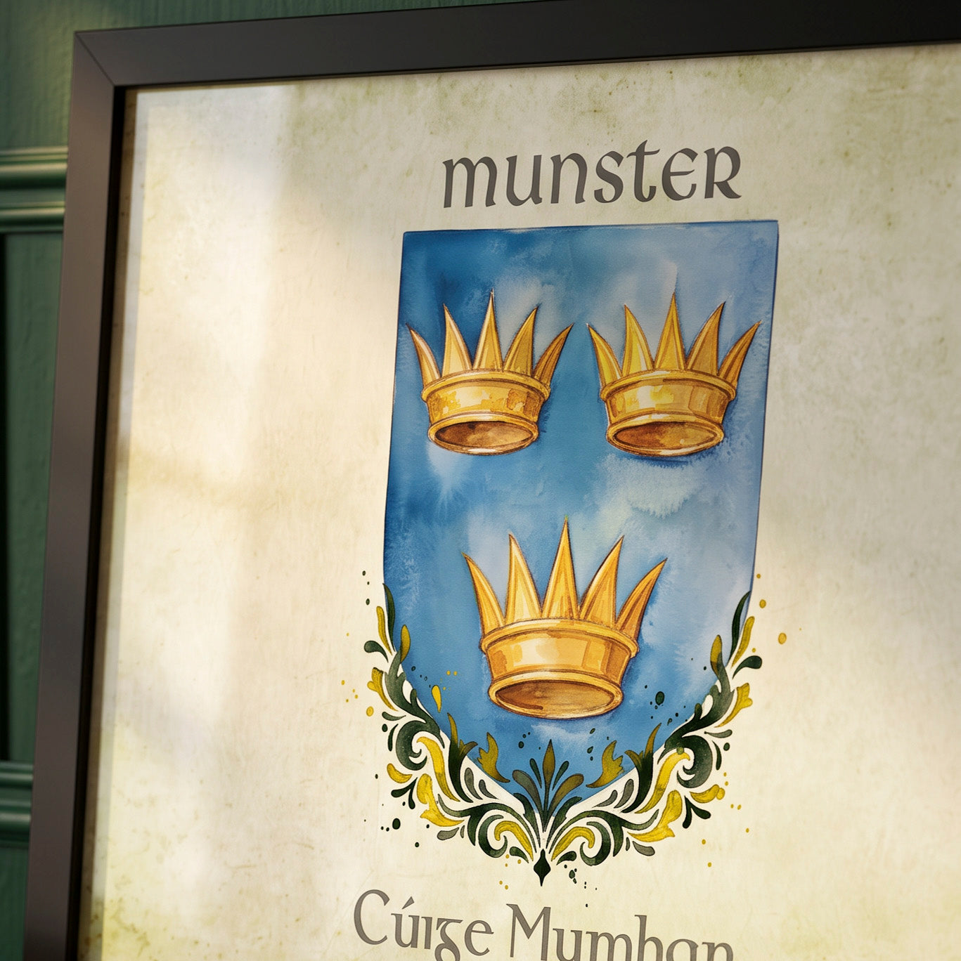 Provence of Munster Crest - Framed Print