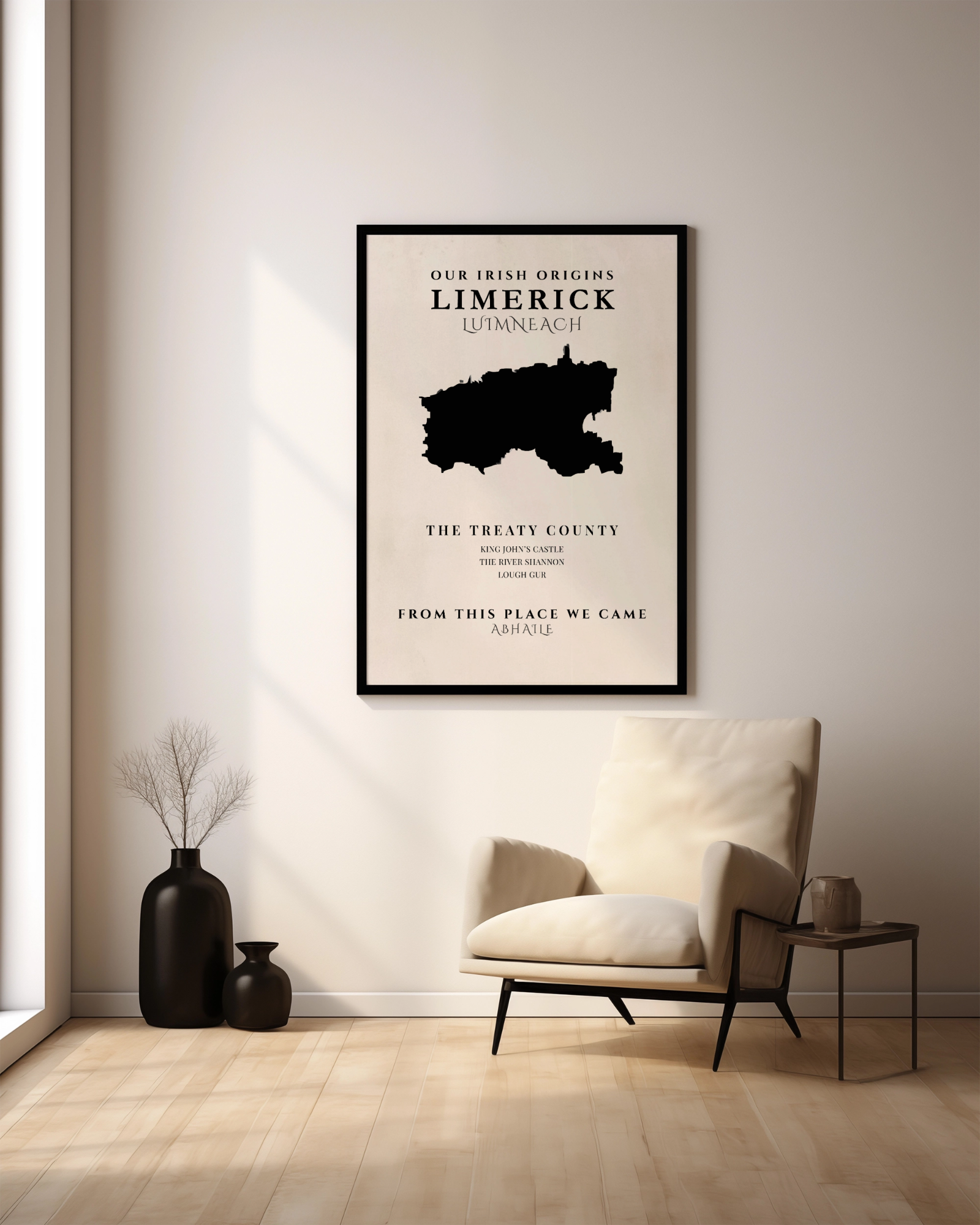 Limerick Ireland Print (The Treaty County) – Irish County Wall Art Poster