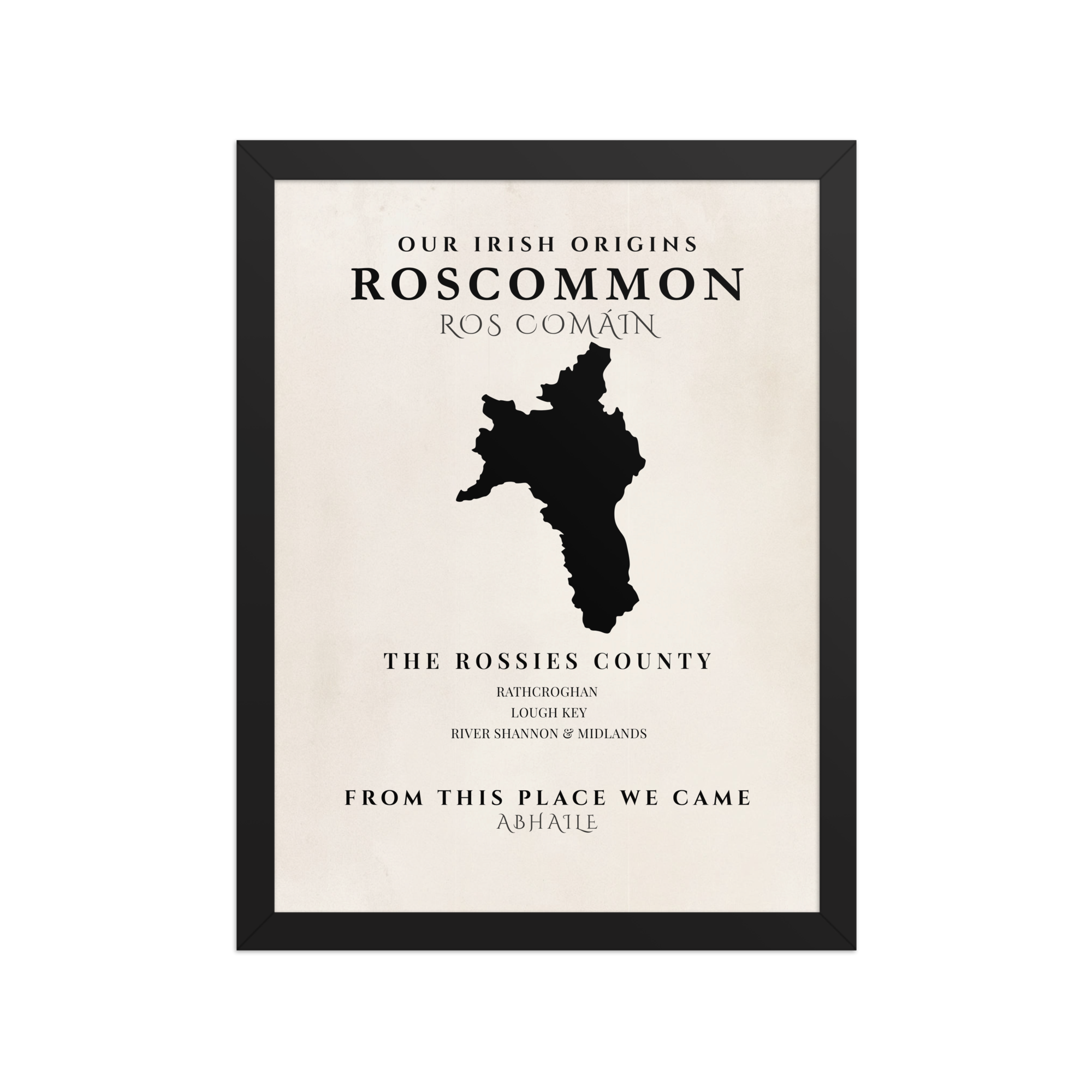Roscommon Origins Print (The Rossies) – Original