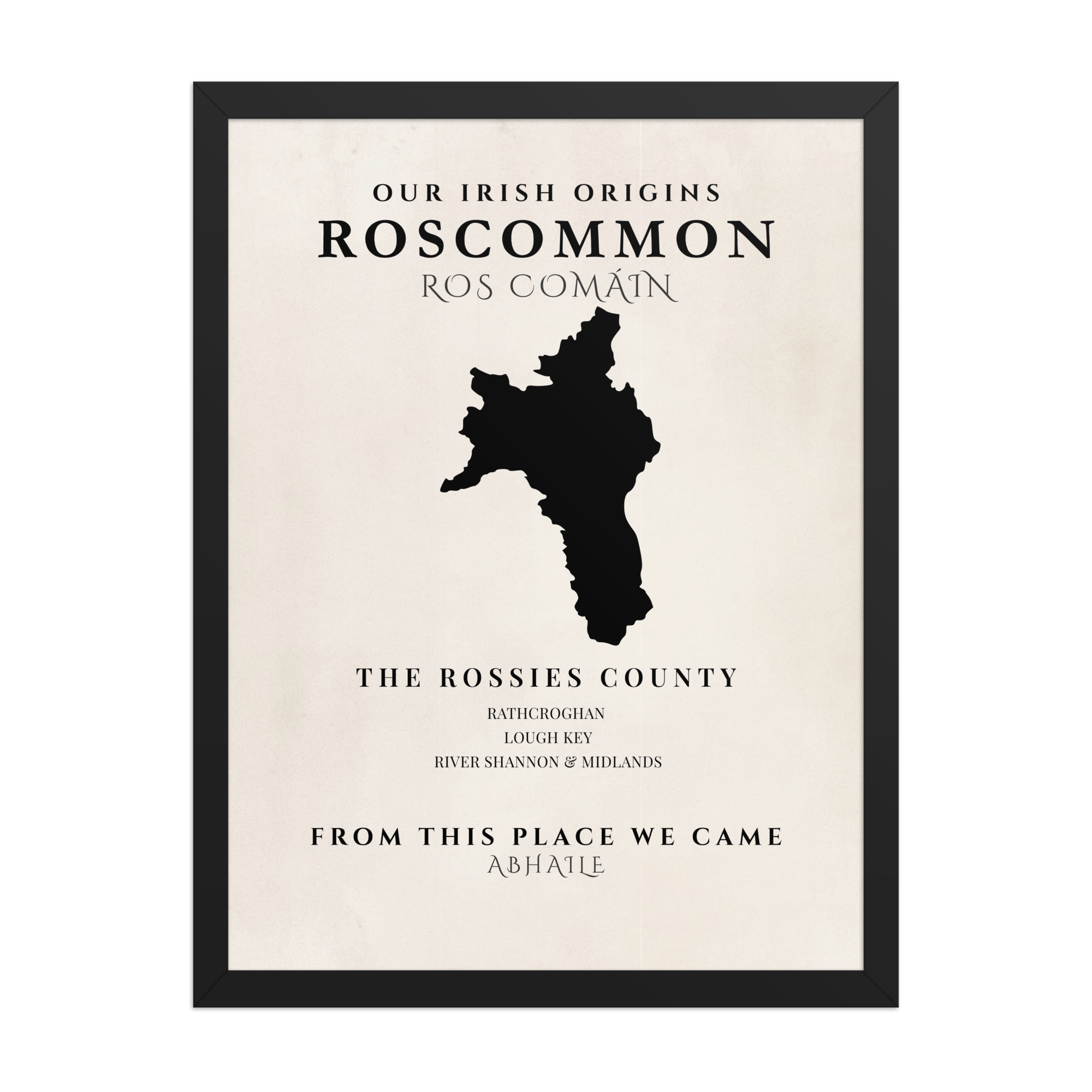 Roscommon Origins Print (The Rossies) – Original