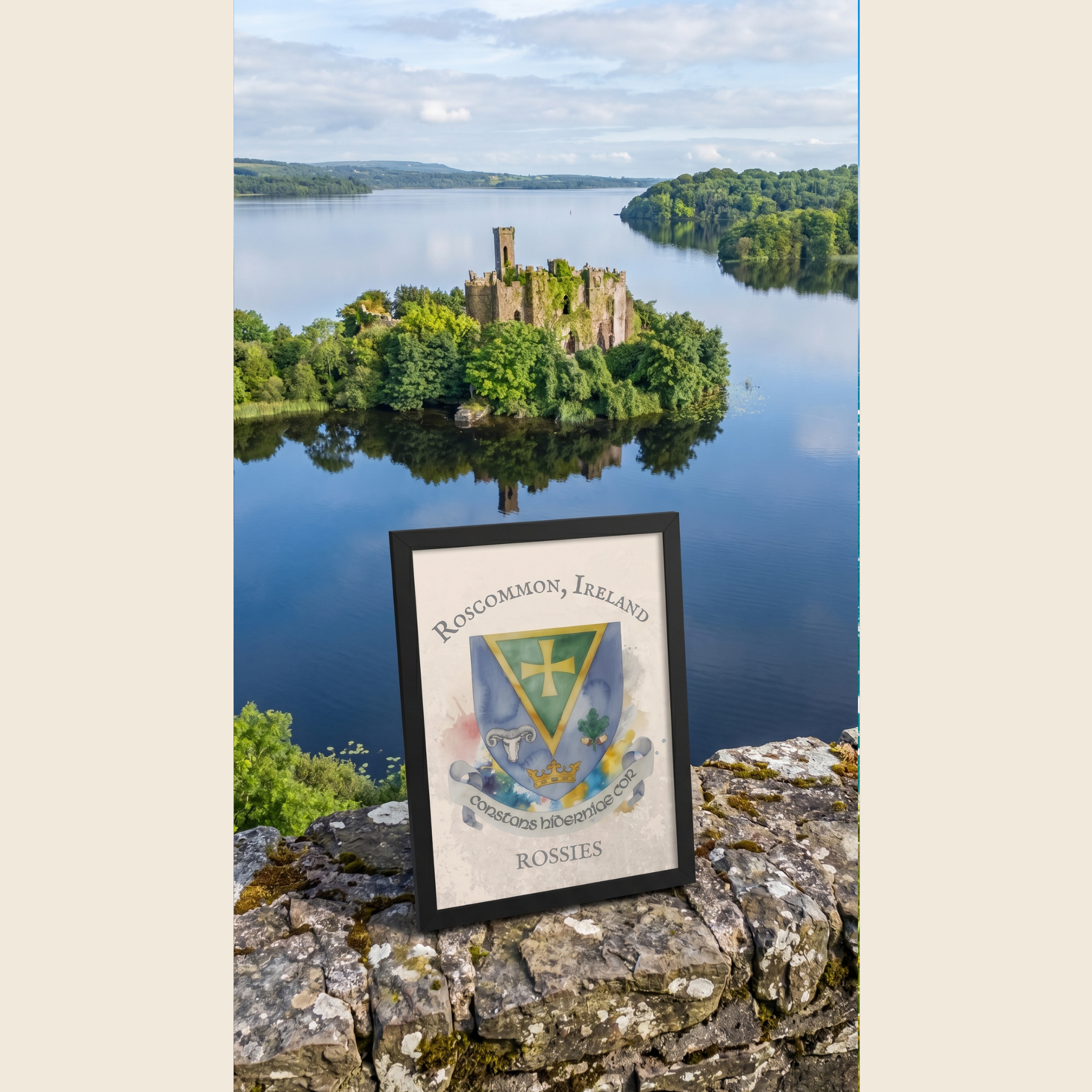 Roscommon Ireland County Crest