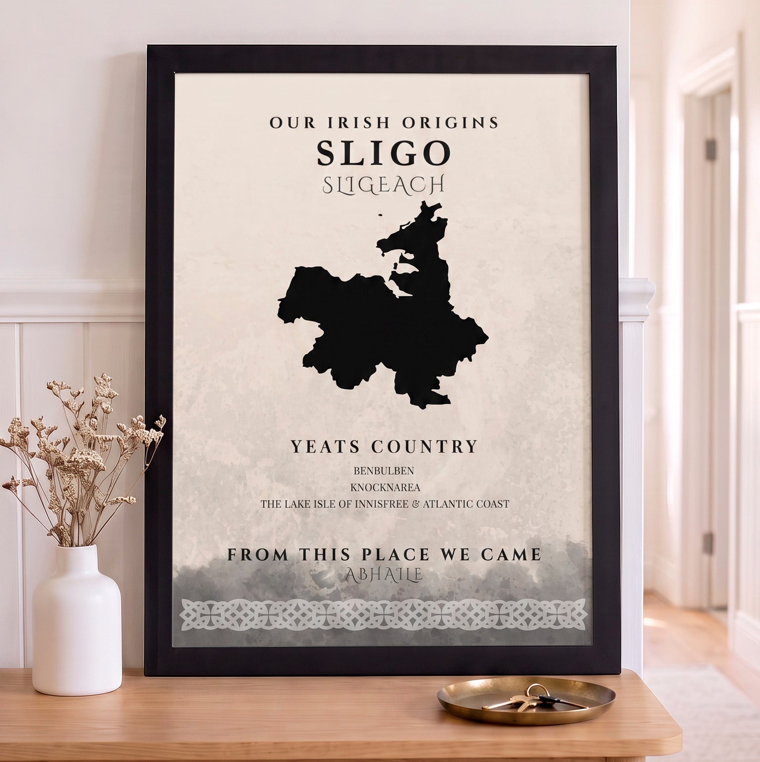 Sligo Celtic Motif Print (Yeats Country)