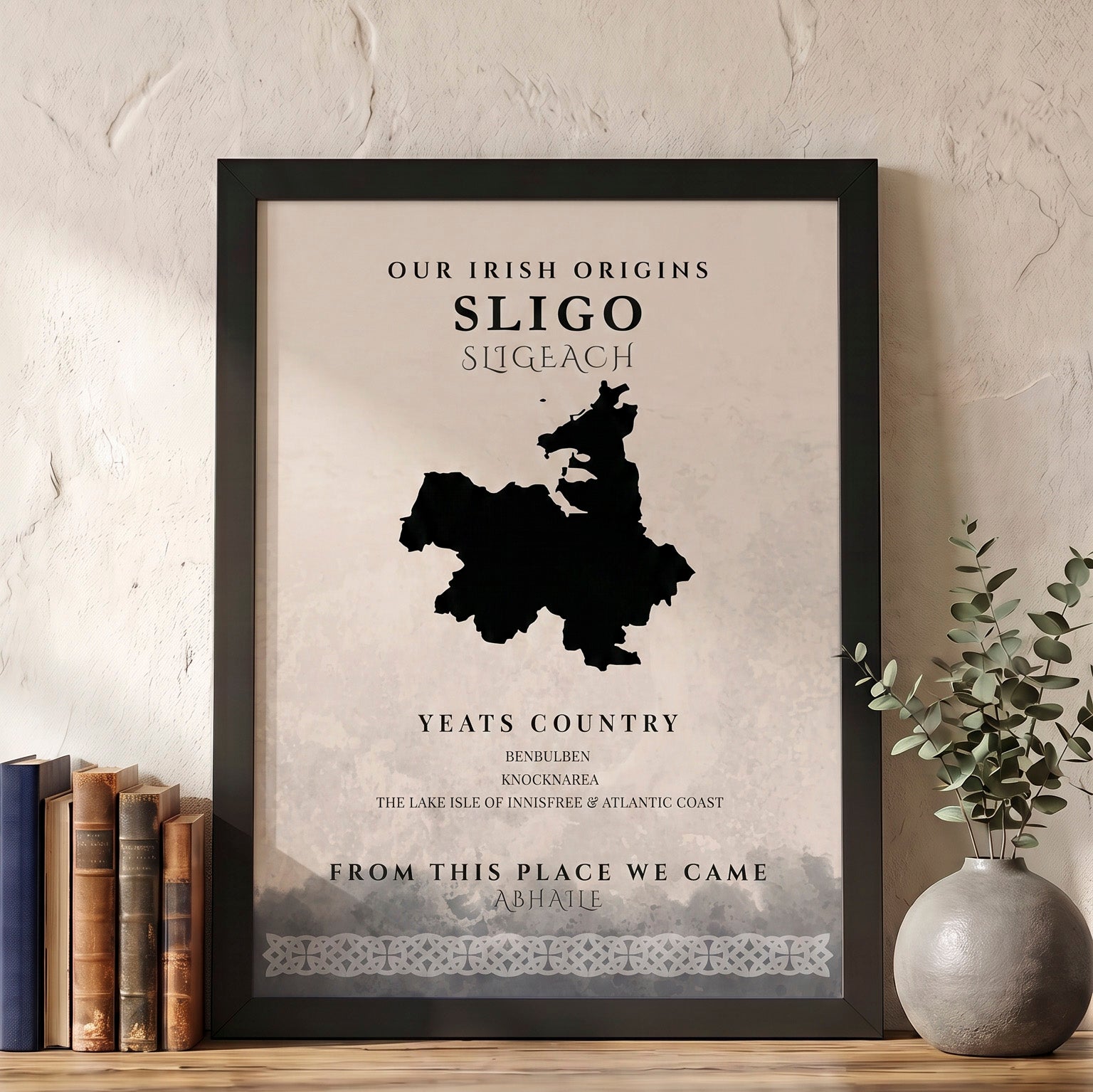 Sligo Celtic Motif Print (Yeats Country)