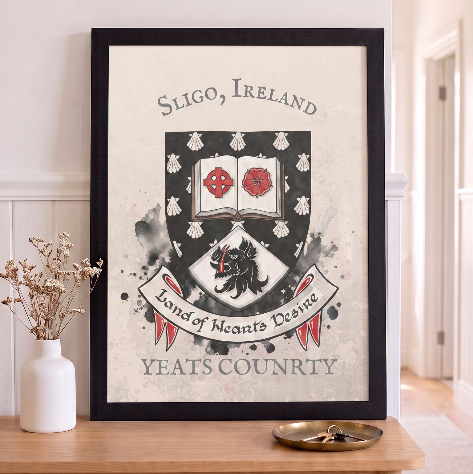 Sligo Ireland County Crest Print