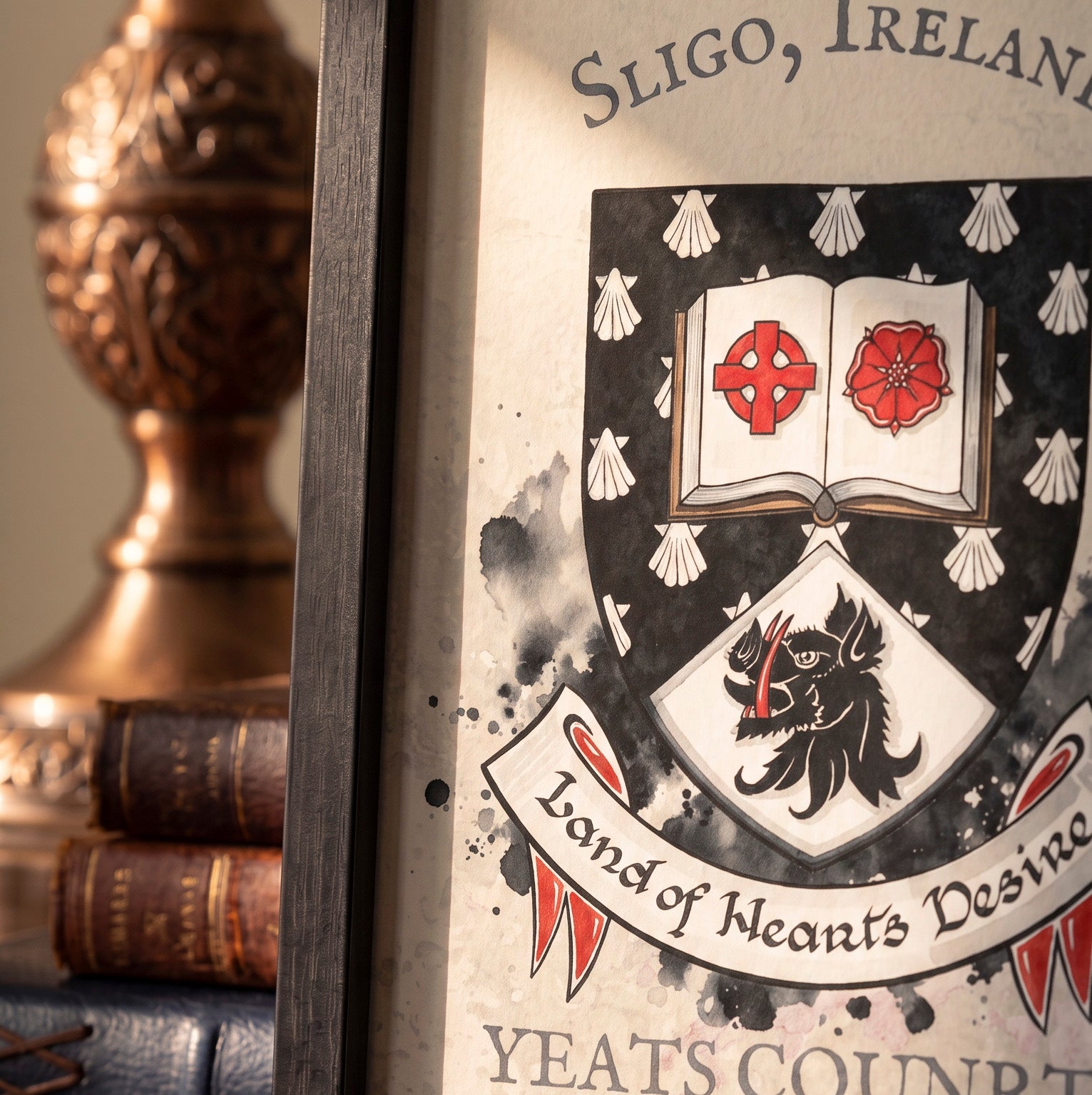Sligo Ireland County Crest Print