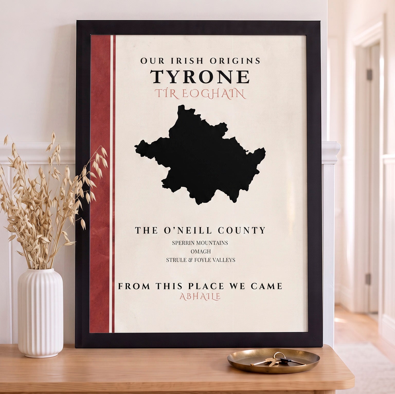 Tyrone County Colors Print (The O'Neill County)