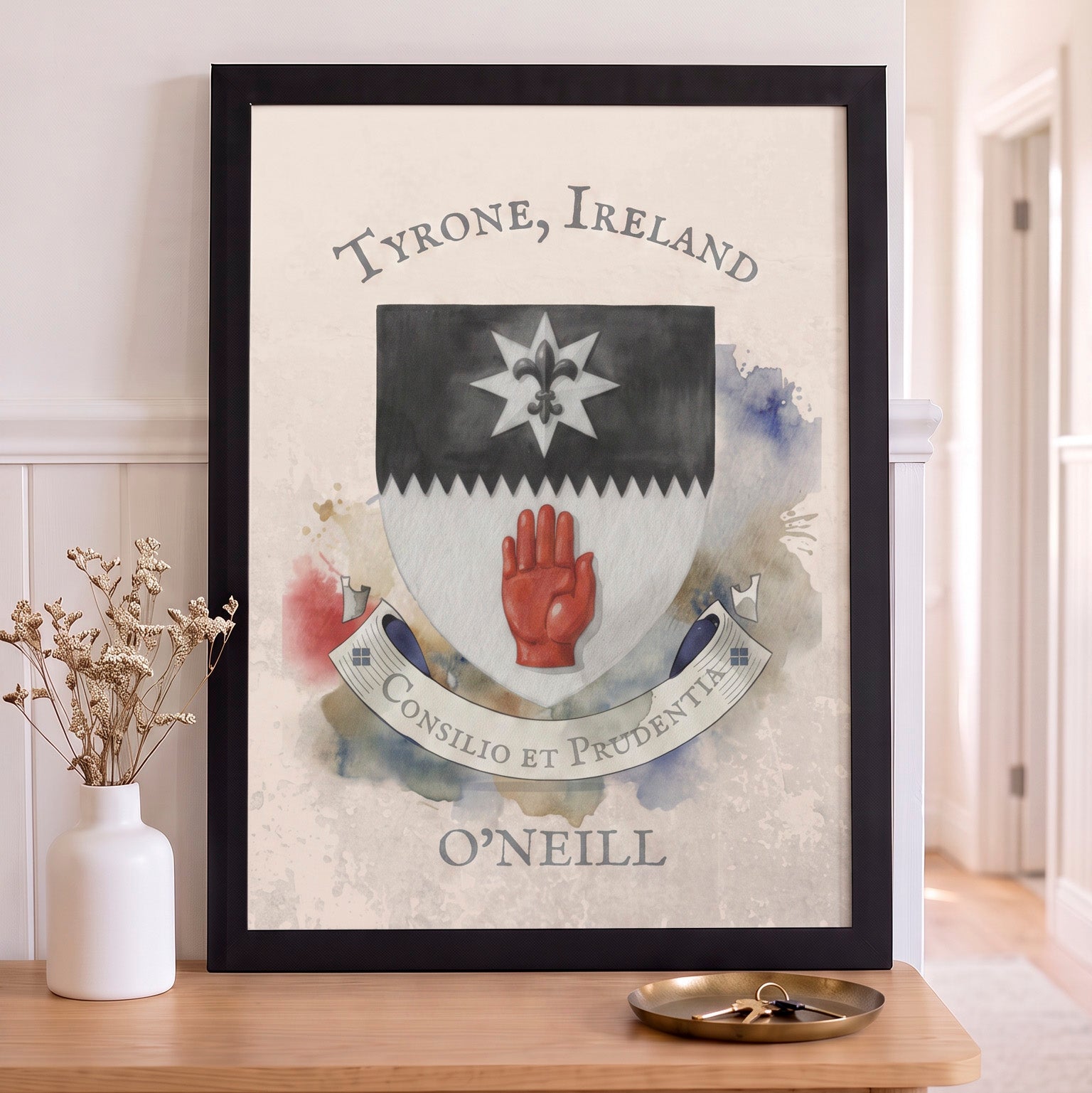 Tyrone Ireland County Crest Print