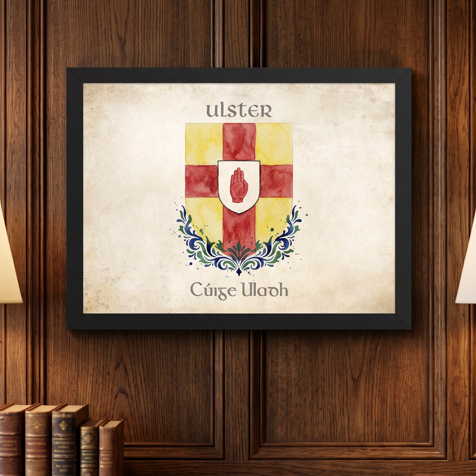 Provence of Ulster Crest - Framed Print