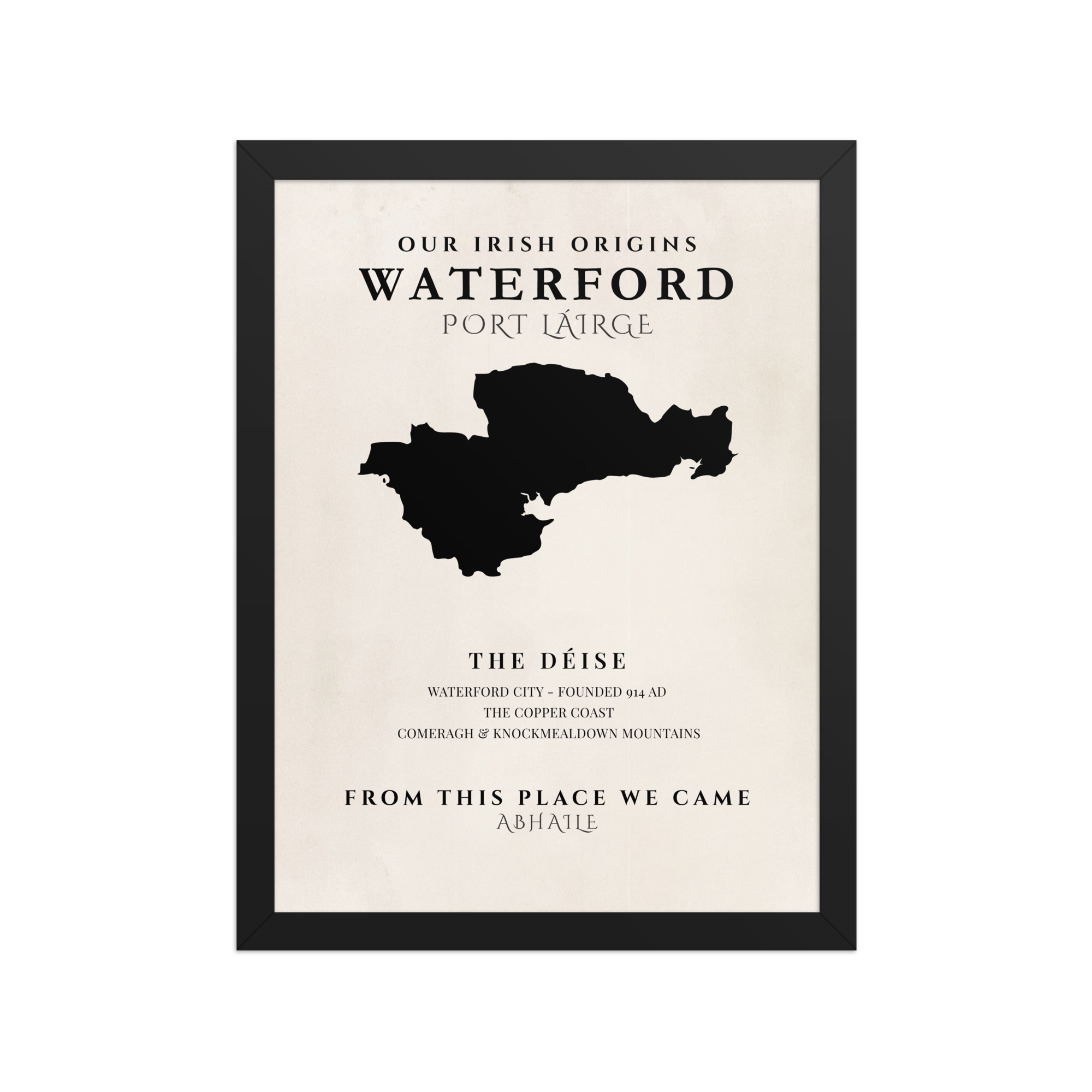 Waterford Origins Print (The Déise) – Original