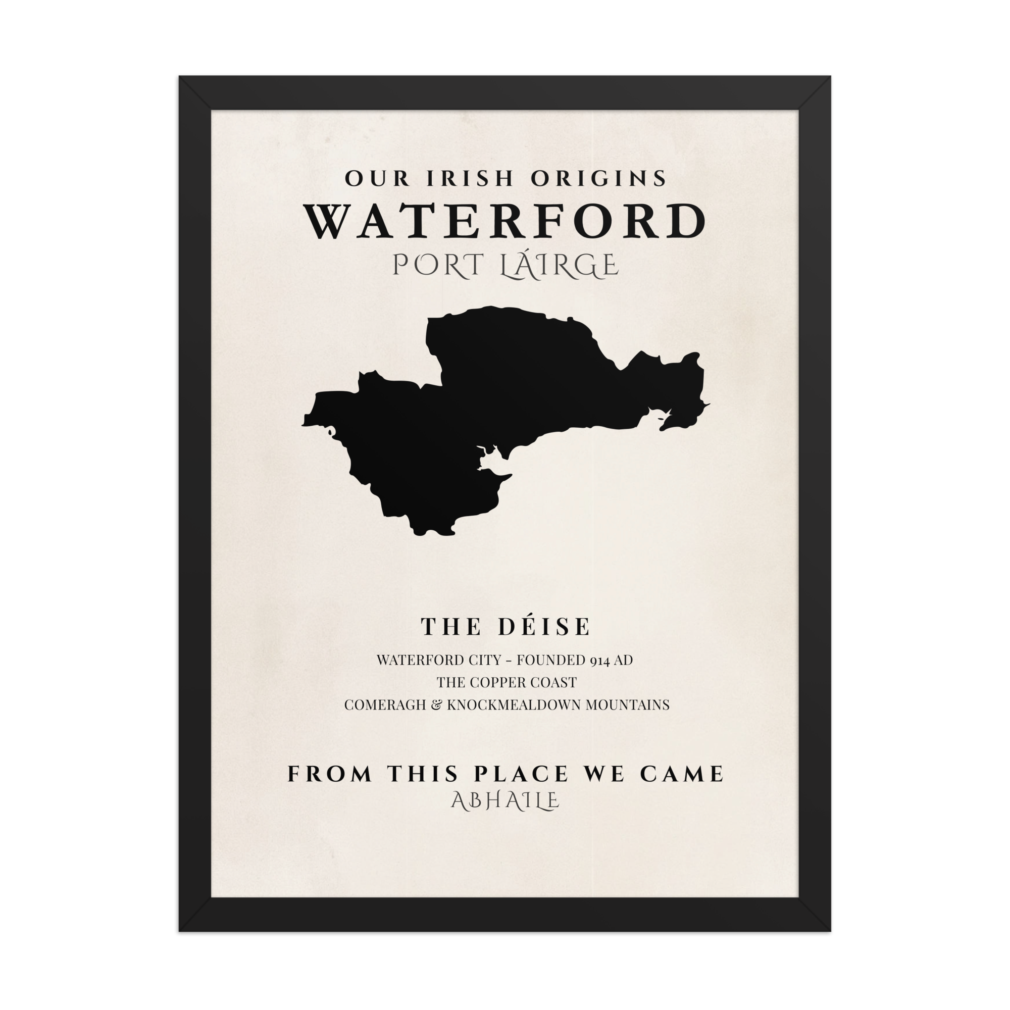 Waterford Origins Print (The Déise) – Original