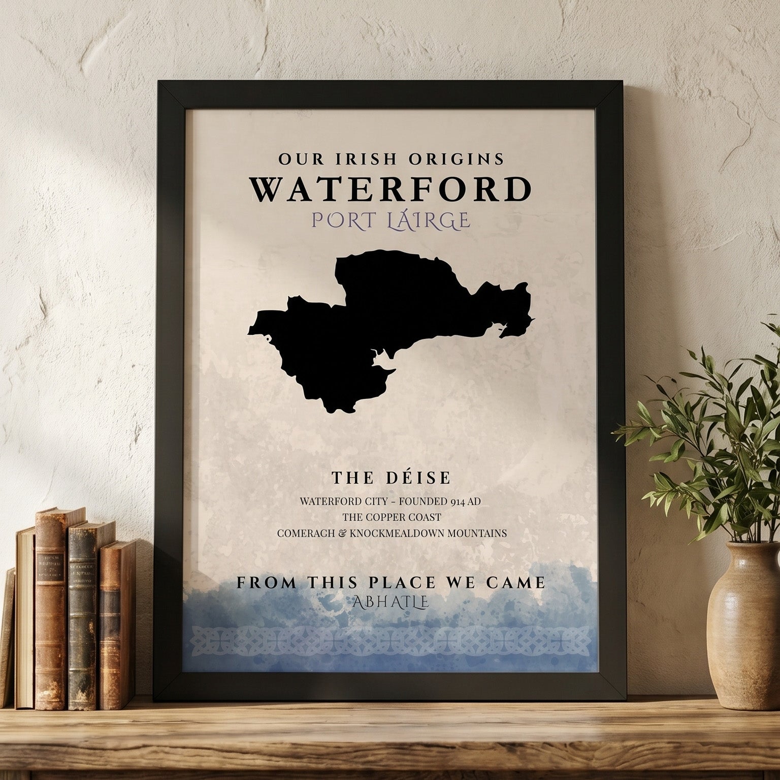 Waterford Origins Celtic Motif Print (The Déise)