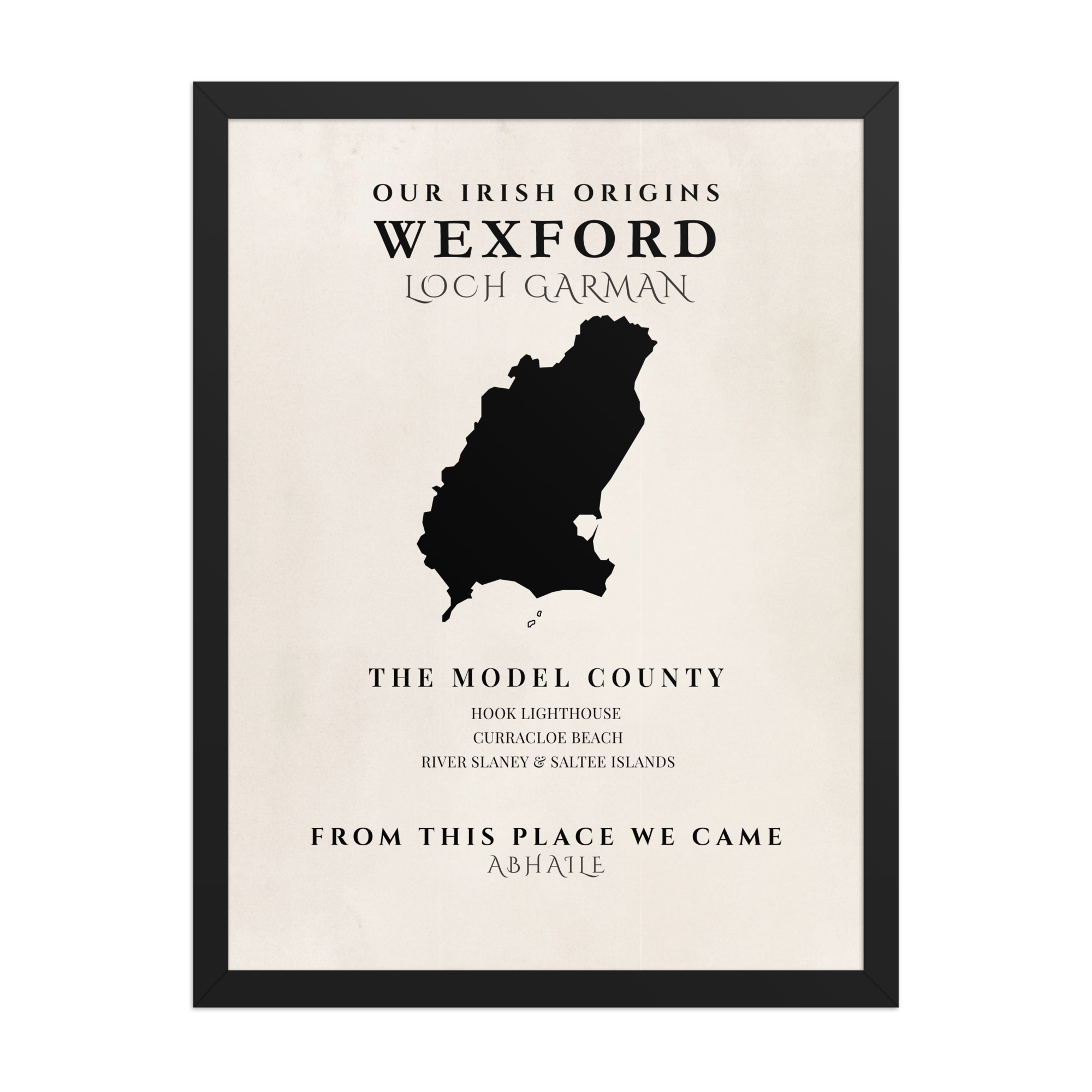 Wexford Origins Print (The Model County) Original